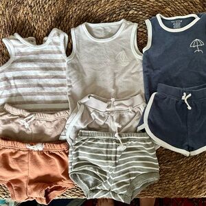 Easy Peasy Tank top Shorts Bundle 18months